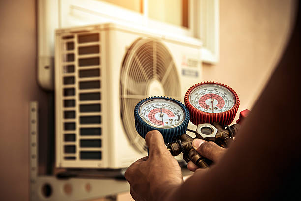 Professional Ductwork Repair technician working in Port Jefferson, OH